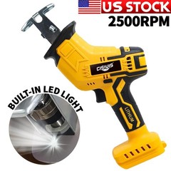 Cordless Electric Reciprocating Saw Versatile Cutting For Dewalt 20V-
