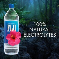 FIJI Natural Artesian Bottled Water 1.5 Liter 1.5L 12 Pack Case Electrolytes