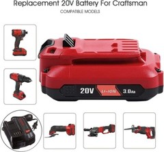NEW FOR Craftsman CMCB202 V20 20 Volt Lithium ion Li-ion Battery 3.0 AH CMCB201