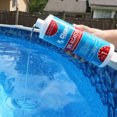 Rx Clear Algaecide 50 Plus Prevents Algae Swimming Pool Chemical – 32 oz Bottles