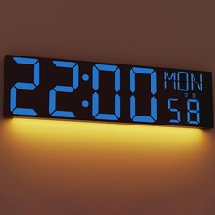 JALL 30″ Large Digital Wall Mount Clock with Remote Control, Alarm