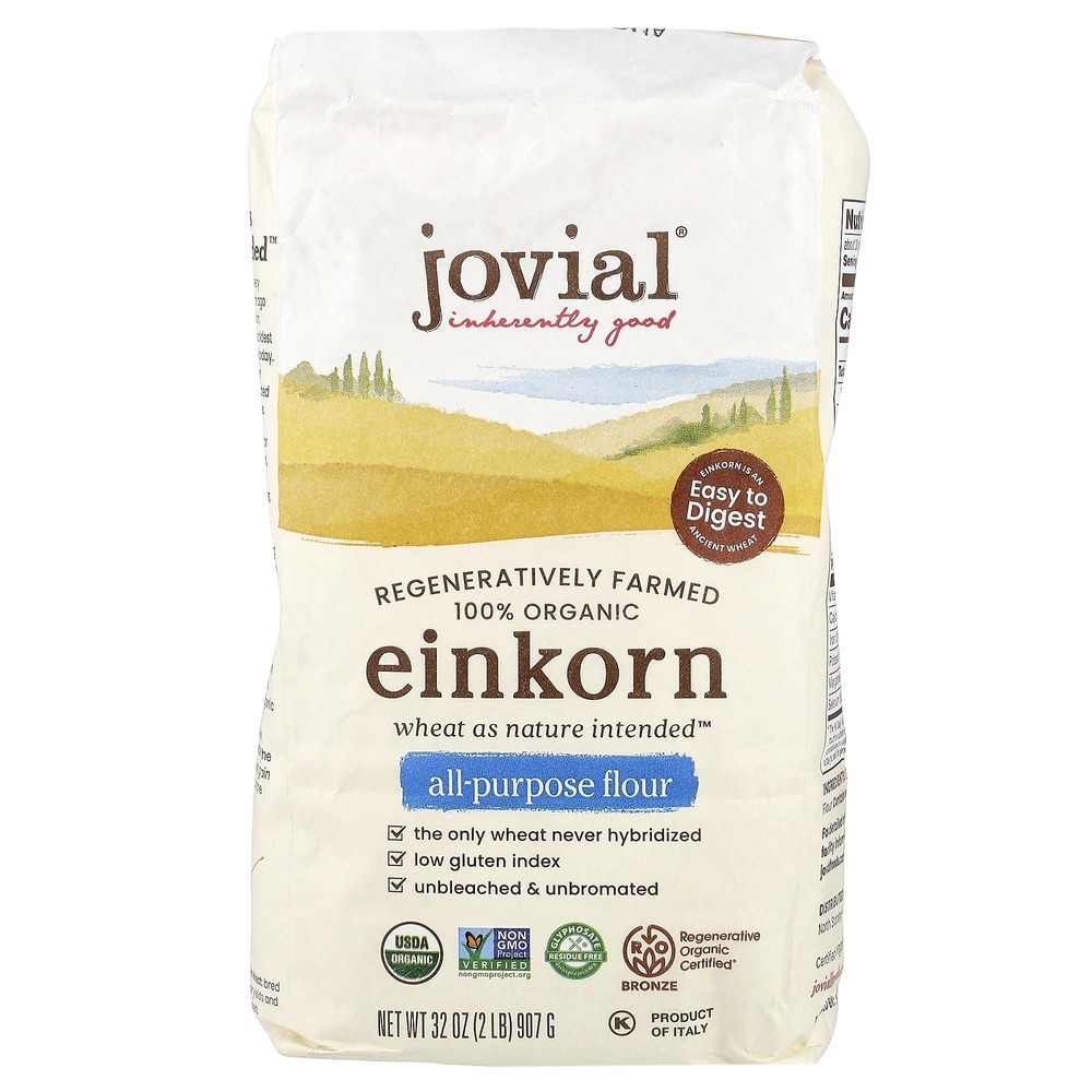 Organic Einkorn All-Purpose Flour, 32 oz (907 g)