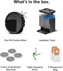 iRobot Roomba Plus 415X Combo Robot Vacuum & Mop + AutoWash Dock FREE SHIPPING
