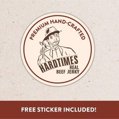 Hardtimes Handcrafted Beef Jerky- Original Flavor-8 oz. Jar