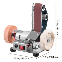 Uimoso 3-in-1 Compact Belt Sander Grinder Polisher with Adjustable 7 Speeds