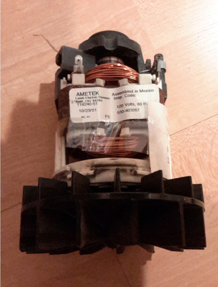 AMETEK Lamb 119240-51 530-403267 120 Volts, 60 Hz, 7.5 A motor – see description