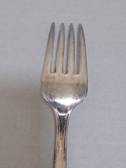 1847 Rogers Bros ANNIVERSARY International Silver Plate Flatware 4 Dinner Forks