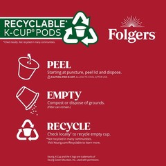 Folgers Black Silk Dark Roast K-Cup Coffee Pods 60 Count Keurig 6 Pack -Free P&P