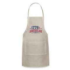 American 1776 | 250 Years USA Anniversary | 4th Of July Apron, One Size, natural