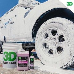 3D Wash N Wax Car Wash Soap – pH Balanced, Easy Rinse, Scratch Free Soap with Wa