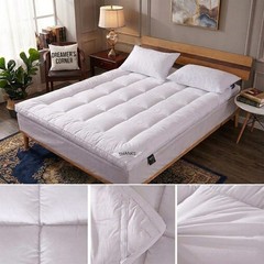 Extra Thick Mattress Topper 10cm/4 Inch Bounce Back Protectors Heavy Filling Pad