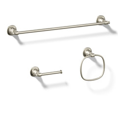 Kohler Florez Three-Piece Bathroom Accessory Set R27909-SN Polished Nickel