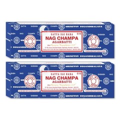 Satya Sai Baba Nag Champa Incense Sticks, 100-gram (Pack of 2)