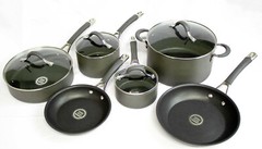 Circulon Radiance Hard Anodized Nonstick Cookware Pots & Pans Set, 10 Piece