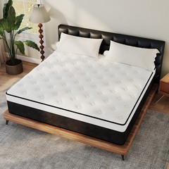 10/12/14 Inch Gel Memory Foam Hybrid Spring Mattress in Box Twin Full Queen King