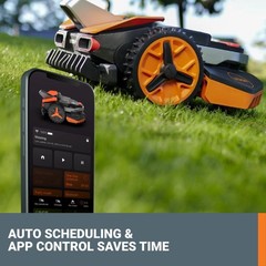 Worx Landroid Vision AI 1/2 Acre 20V Boundaryless Robotic Lawn Mower-(WR220-AN)