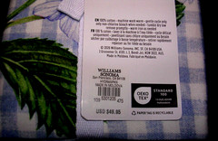 WILLIAMS SONOMA HYDRANGEA GINGHAM NAPKINS 100% COTTON TWILL SET OF 4 FOUR NWTAG