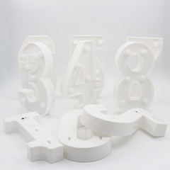 H7.88 Inch Light Up Numbers 13 Sign 13th Birthday Decorations Centerpieces