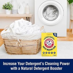Arm & Hammer Super Washing Soda Detergent Booster & Household Cleaner, 55oz.