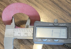 Fiber Mower Blade Washer 1-1/8″ ID x 2-5/16 OD X 1/16″ Thick (lot of 2)