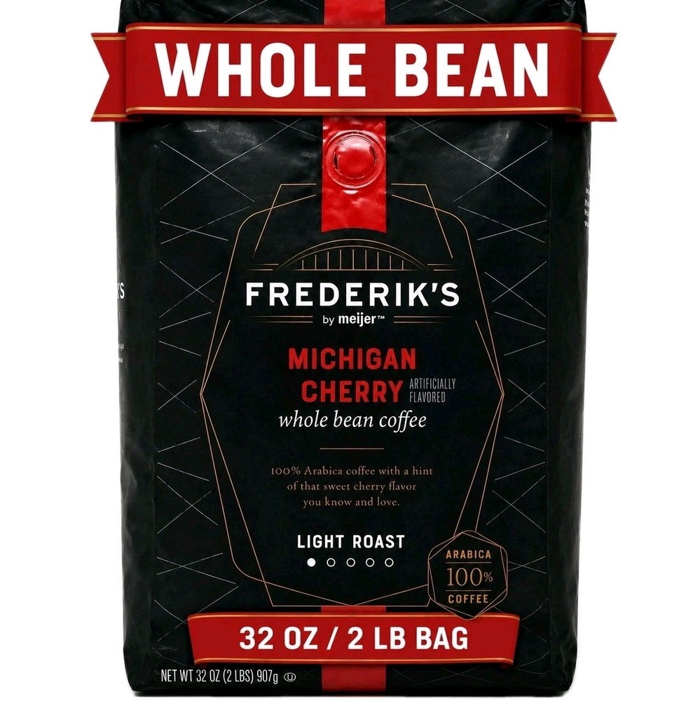 Frederik’s Michigan Cherry Whole Bean Coffee 32 oz Light Roast Meijer Fresh