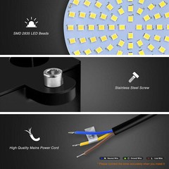 100W LED Barn Yard Street Outdoor Garden Security Light Dusk to Dawn Flood Light