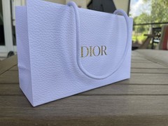 DIOR Classic White Gift Shopping Bag Small Rectangle NEVER USED