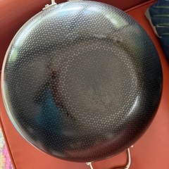 LIGHTLY USED HexClad Hybrid 12 in Nonstick WOK Frying Pan NO Glass Lid