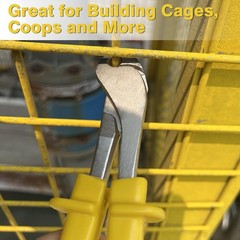 J-Clip Pliers Kit – Yellow J-Clips & Pliers for Rabbit Cage Wire Binding