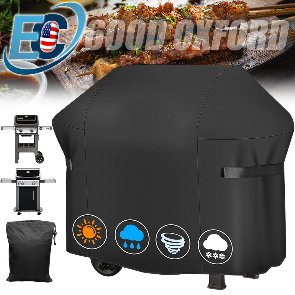 Heavy Duty BBQ Gas Grill Cover Waterproof UV Protection for Weber Spirit Series