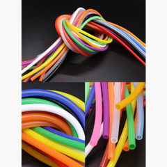 High Temp Food Grade Silicone Tube Flexible Rubber Pipe Multi-Color & Size