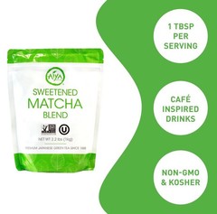 Aiya Sweetened Matcha Blend Powder – Matcha Latte Powder 2.2lbs (1Kg)