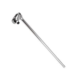 1/2in Drive Extra Long Flex Ratchet Handle 24in 72 Teeth Reversible Chrome