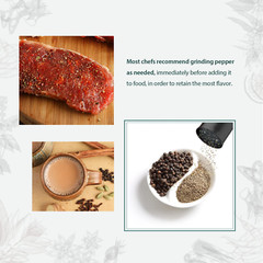 Whole Black Peppercorns, Kosher Freshly Peppercorn Bulk, for Grinder Refill 16Oz