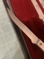 Vintage Rada Cutlery Steak Knife 7pc Gift Set With Boxes As Shown (M)