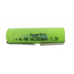 49mmx14mm Braun Oral-B Toothbrush Replacement Battery 1.2V A 2200mAh Ni-MH tabs