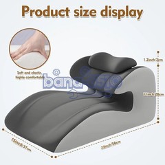 Sweet Spot Couple Pillow Couple Pillow Hip Pad Wedge Pillow Memory Foam 27°Angle