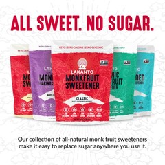 Lakanto Golden Monk Fruit Sweetener With Erythritol, 8.29 Ounce (Pack of 1)