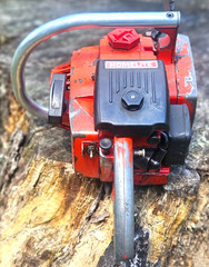 VTG Homelite Super XL Chainsaw Runs Well READ Description See Video
