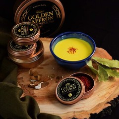 Golden Saffron, Finest Pure Premium All Red Saffron Threads, Grade A+