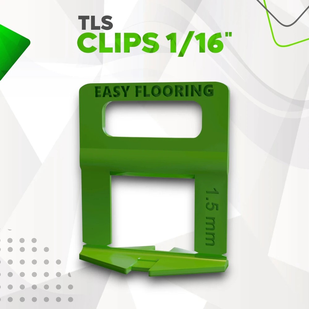 Tile Leveling System Clips 1/16″ (1.5 mm) – Standard Spacers