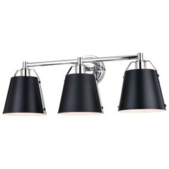 Barrington – 3 Light Bath Vanity In Industrial Style-9.25 Inches Tall and 24.25