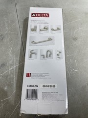 Delta 74808-PN Bowery 8″ Towel Bar – Brilliance Polished Nickel READ