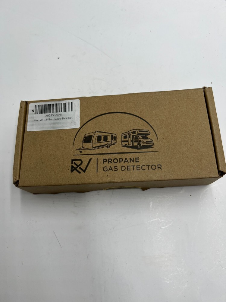 RV Propane Gas Detector, VITITE RV Propane/Lp Gas Alarm, DC 12V – 85dB Black