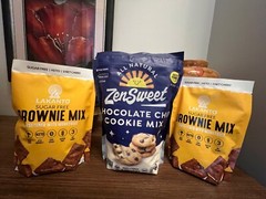 Sugar Free KETO BROWNIE & CHOCOLATE CHIP COOKIE MIX Huge 27oz bag +19.4 oz 2026
