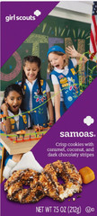 Box of Girl Scouts Caramel deLites Cookies – Samoas