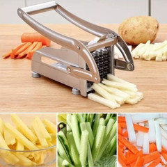 Heavy Duty Stainless Steel French Fry Cutter with Suction Feet for Potatoes