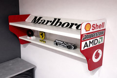 Marlboro Racing Rear Wing Shelf – Formula Style Spoiler Wall Decor
