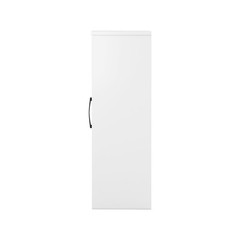 Mainstays Ardent 3 Tier Storage Tower with Door White Shelves