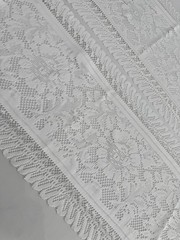 white lace table runner Size 14 X 56 Inch Set Of 2